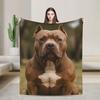 Cane Corso Warm Soft Blanket  Camping Plush Throw Blanket Aesthetic Couch Chair Flannel Bedspread Sofa Bed Cover
