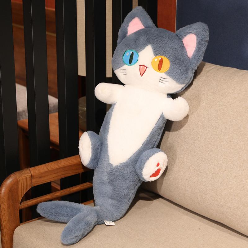 Creative Shark Cat Plush Toys Stuffed Cute Big Eyes Cats Doll Lovely Animal Pillow Soft Cartoon Cushion Christmas Gift