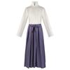 Anime Kostüm Toilet-bound Hanako-kun Yugi Tsukasa Kimono Grau Lila Uniform Cosplay Outfit Kimono Hut Verkleidung Halloween Party Unisex