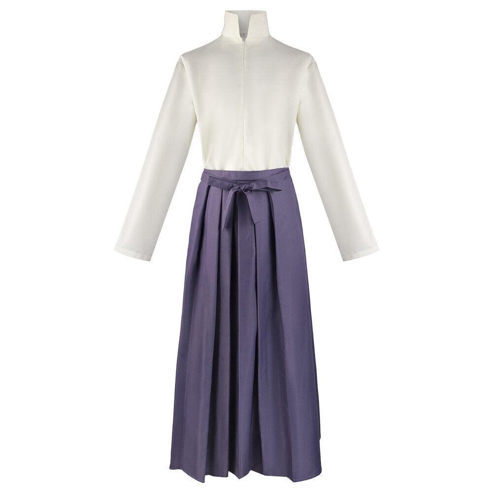 Anime Kostüm Toilet-bound Hanako-kun Yugi Tsukasa Kimono Grau Lila Uniform Cosplay Outfit Kimono Hut Verkleidung Halloween Party Unisex