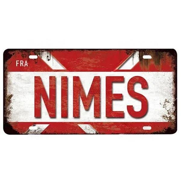 Vintage France City Plate PARIS/LYON/MARSEILLE Flag Poster Metal Plaque Aluminum Sign Man Cave Garage Club Bar Cafe Wall Decor