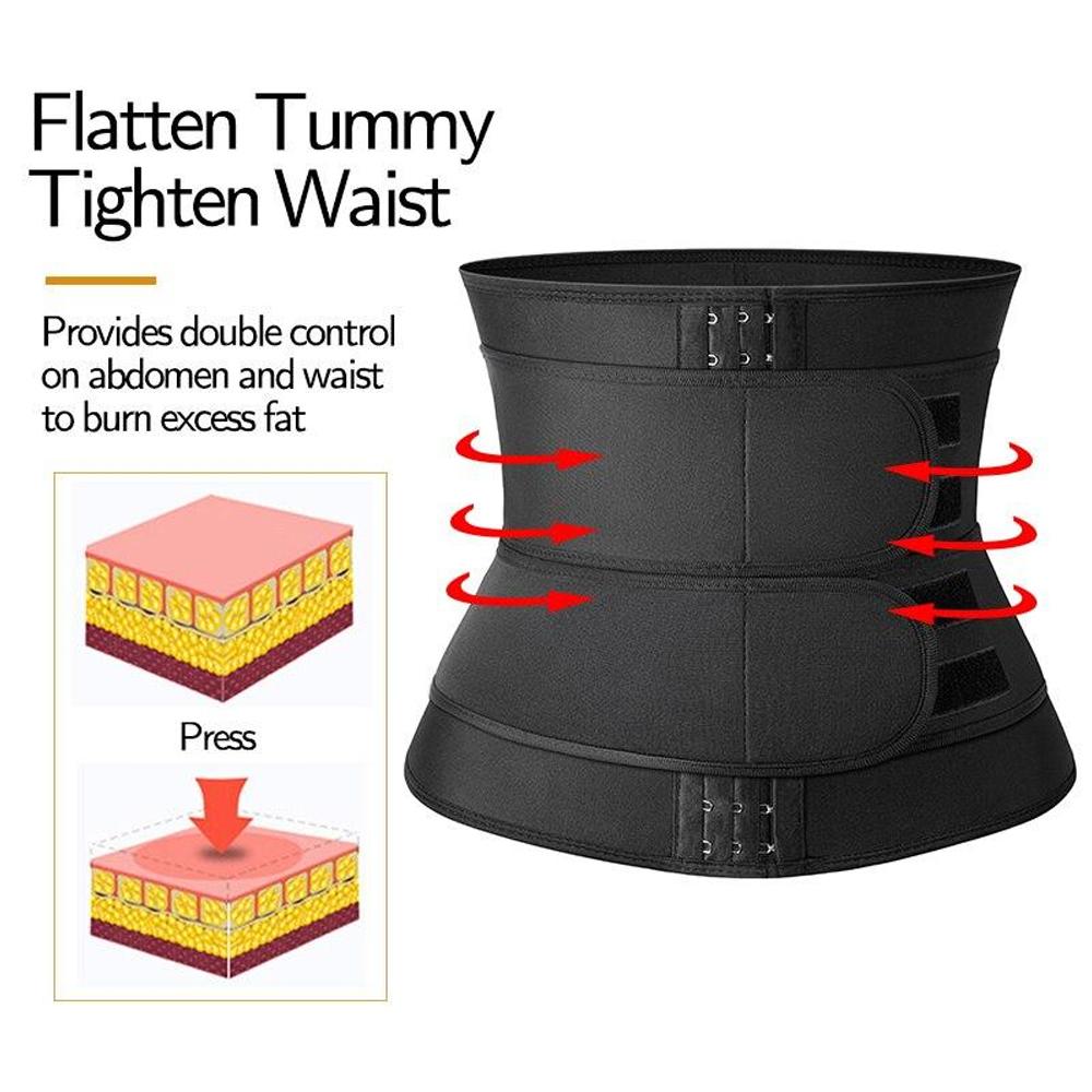 1Pcs Women Men Waist Trainer Belt Tummy Control Workout Waist Cincher Sauna Sweat Girdle Sport Waist Trimmer Slim Belly Band