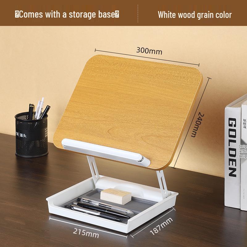 Regulowany akrylowy obrotowy regał na książki i stojak do czytania przy łóżku