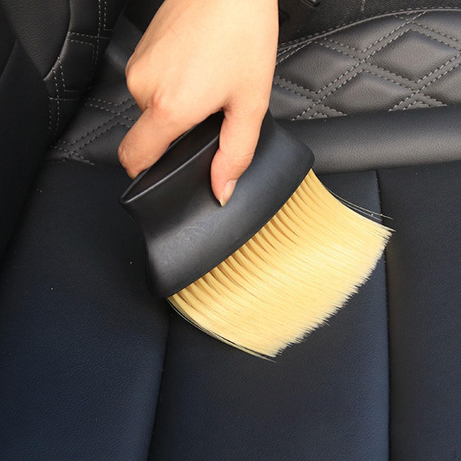 Car Interior Dust Brush, Auto Detailing Brushes, Multifunctional Automotive Cleaning Brush