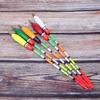 5PCS Multiple Color Balsa Wood Fishing Float Bobber Bite Indicator Angling Equipment(5+2g )