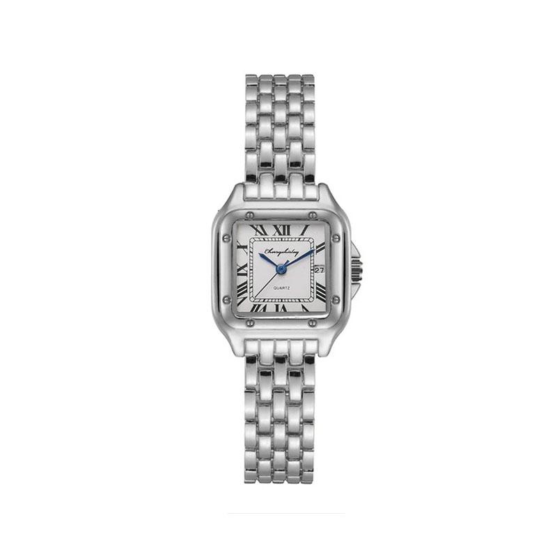 UTHAI Women Watch Light Luxury Brand Stainless Steel Strap Couple Watch Ladies Fashion Quartz Watches Business Men Clock Watch