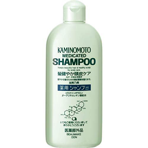 Medicated Shampoo B&P 300mL Dandruff, Itching, Pore Refreshing Kaminomoto Herbal Green Fragrance (Quasi-drug)