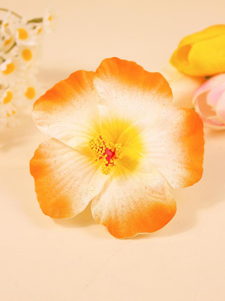 9cm EVA Frangipani Hibiscus Havajská Kvetinová Brošňa Pokrývka Hlavy Sušené Kvetinové Doplnky