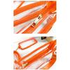 Jelly Bag Square PVC Transparent Chest Bag Fashion Travel Waterproof Fanny Pack Portable Simple Clear Crossbody Bag Outdoor