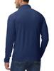 [MAGCOMSEN] Men's Long-Sleeve Sweatshirt, Autumn Wear, Warm, Golf Wear, Half-Zip, Stretch, Cold Weather Clothing, Innerwear, Warm Winter Clothing, Nav