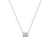 Full Diamond Small Waist Necklace Women'S Geometric Simple Fashion Versatile Light Luxury Niche Circle Collarbone Chain Women Quality