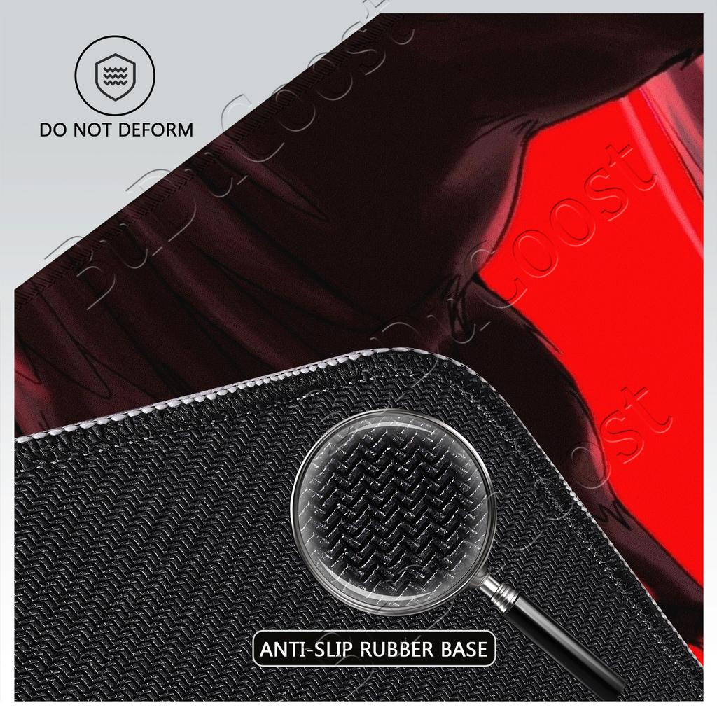 Naruto Uchiha Itachi Mouse Pad Computer XXL Office Accessories Desk Mat Keyboard Anime HD Printing Gaming Non-slip Base Mousepad