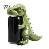 Personalized Gift for Him Dinosaur Can Cover, Cute Animal Soda Holder 375ml Cans, Creative Kids Plastic Drink Stand Desk, Fun Party Home Bar