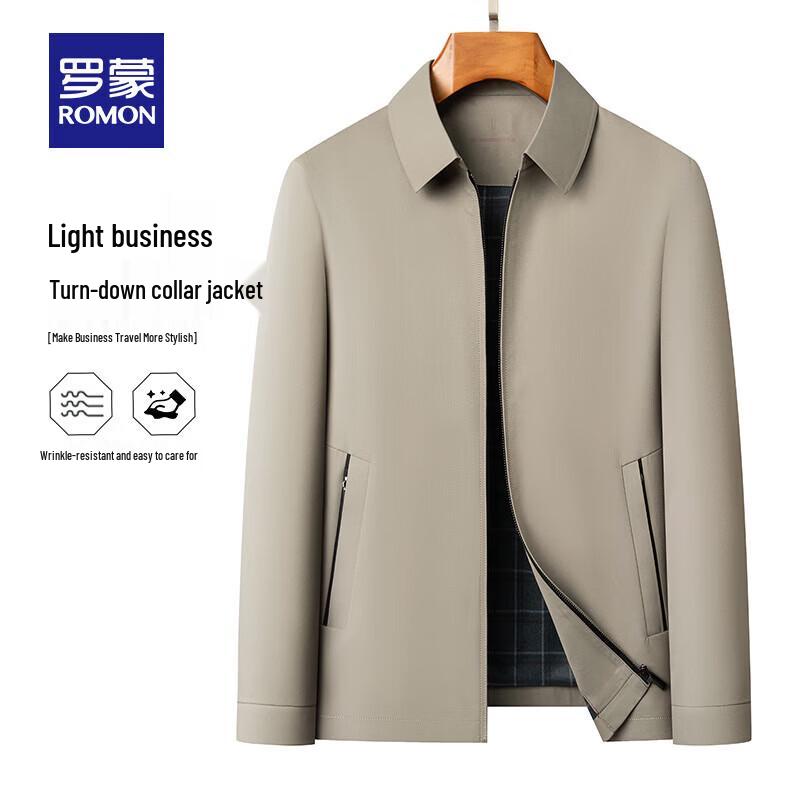 ROMON Men s Lapel Business Casual Jacket 8568 180