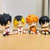 Haikyu Shoulder Lean Fig Blind Box Toy Kageyama Tobio Kozume Kenma Action Figures Model Toy Cute Doll Ornament Kids Gifts