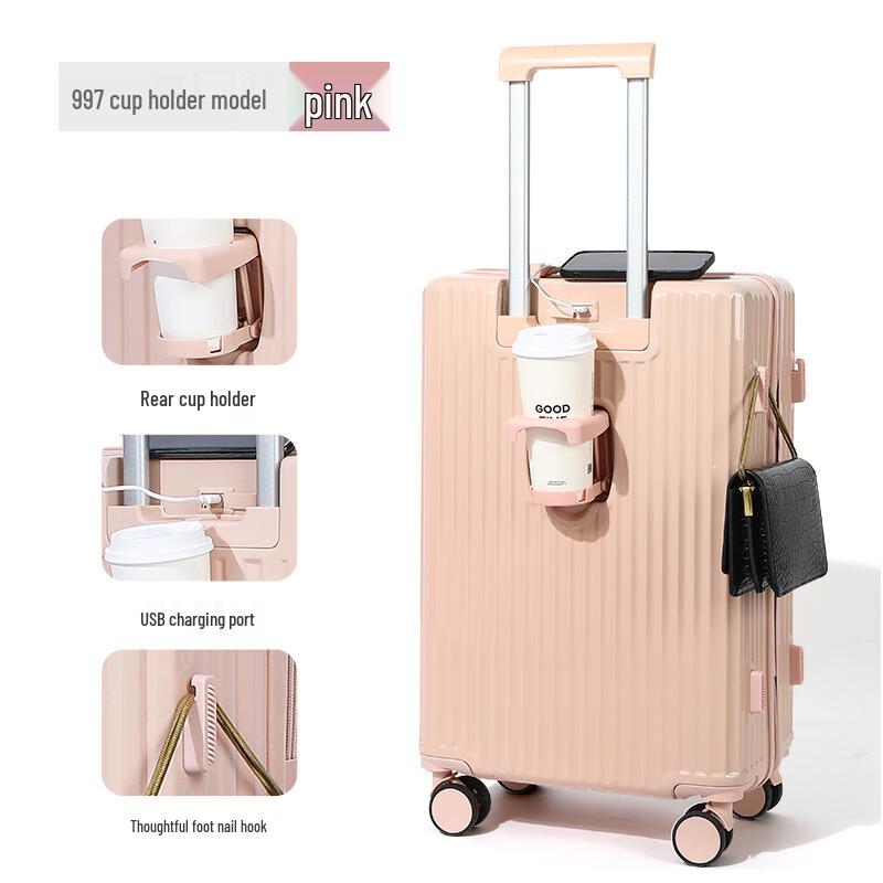 OEING Luggage with Cup Holder 20 inch