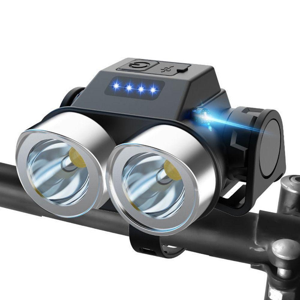 Rainproof Design Bicycle Front Rear Light IPX6 Waterproof Cycling Headlight  Road Bike