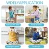 Booster Seat Cushion Children Increased Sitting Cushion Kids Non Slip Pad Baby Dining High Chair Cushions with Adjustable Belt