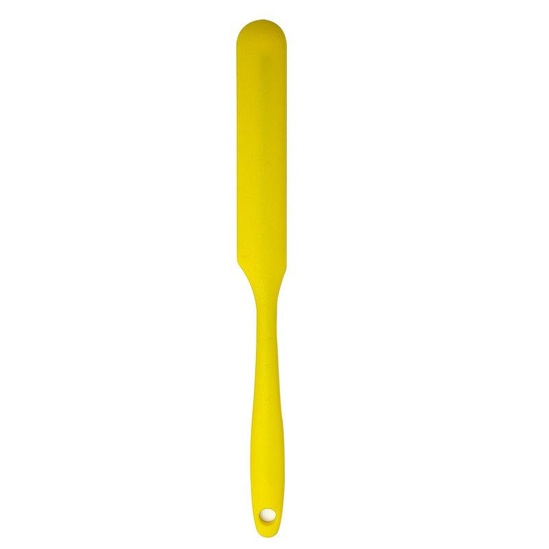 Kitchen Heat-Resistant Silicone Jar Spatula Scraper Long Handle Cake Butter Cream Scraper Tool