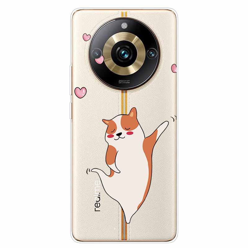 For Realme 11 Pro+ Plus 5G Case Transparent Cute Soft Silicone TPU Coque for Realme 11 Pro Phone Cover Realme11 Pro Plus Clear