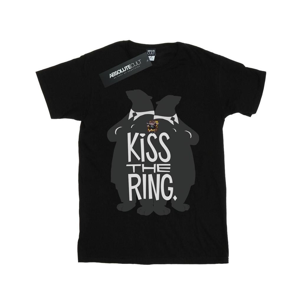 Disney Damen Zootropolis Kiss The Ring Baumwolle Boyfriend T-Shirt