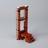 MOC Medieval Prison Execution Ground Hanging Cage Building Blocks Kit Castle Scene Assemble Toys