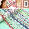 2.3cmx1Yards Sewing Accessories Elegant Floral Embroidery Wrapping Daisy Gift Wrap Garment Accessories Cute Multi-color