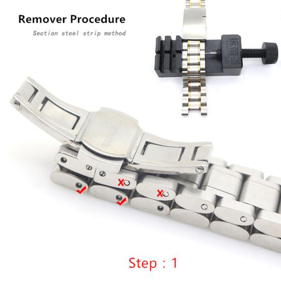 Portable Watch Band Strap Bracelet Chain Pin Slit Remover Adjuster Repair Tool