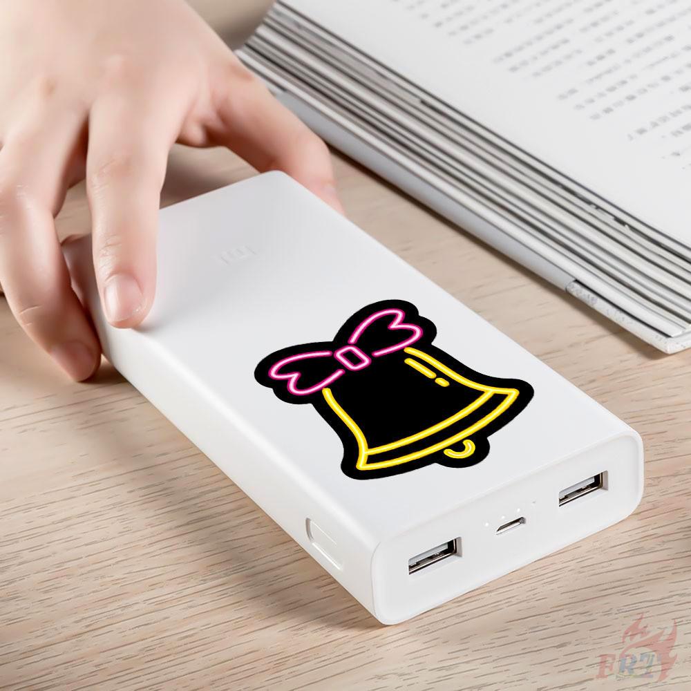 50Pcs/100Pcs Merry Christmas . Neon Color Style Stickers DIY Fashion Waterproof Doodle Decals Stickers