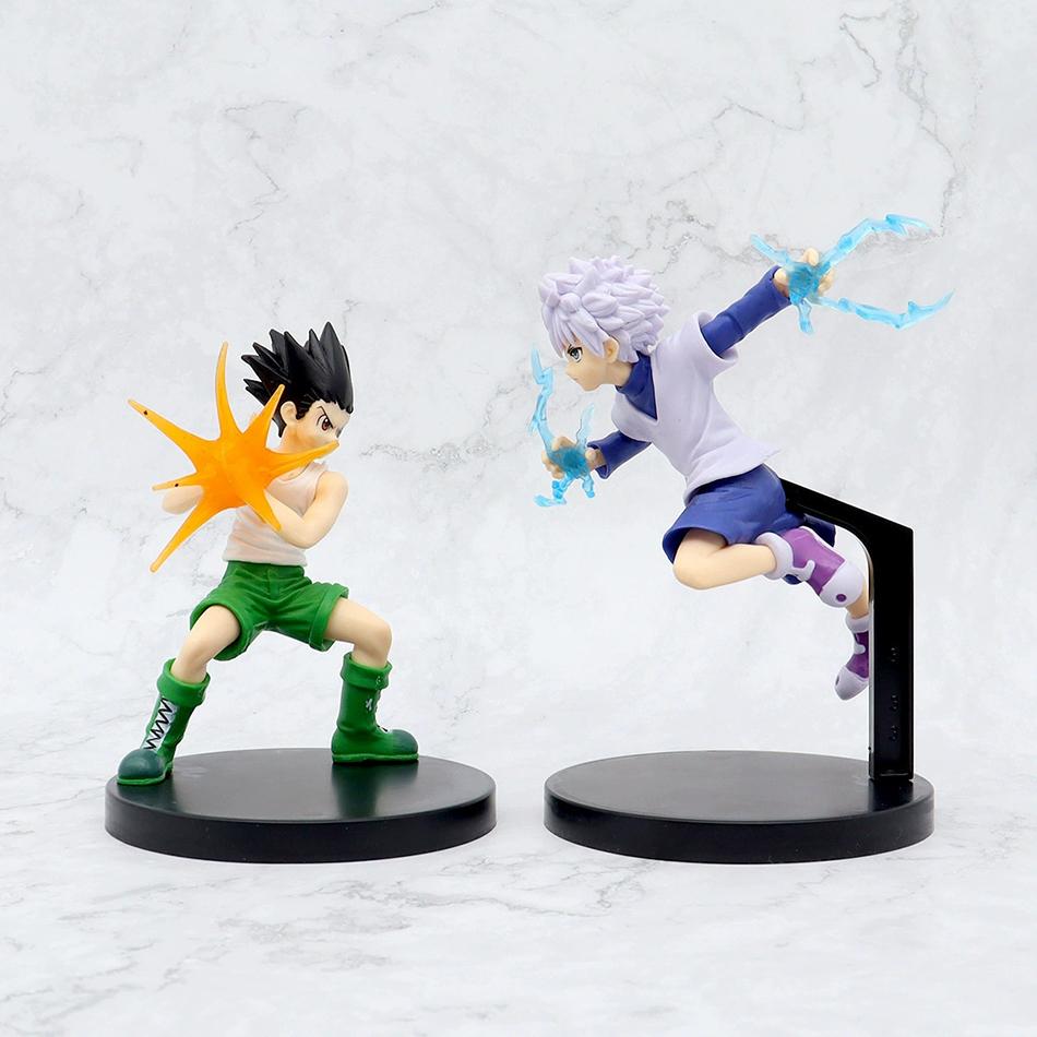 15-23cm Hunter X Hunter Chrollo Lucilfer Anime Figure Hisoka Action Figure Killua Zoldyck Kurapika Figurine Collectible Model