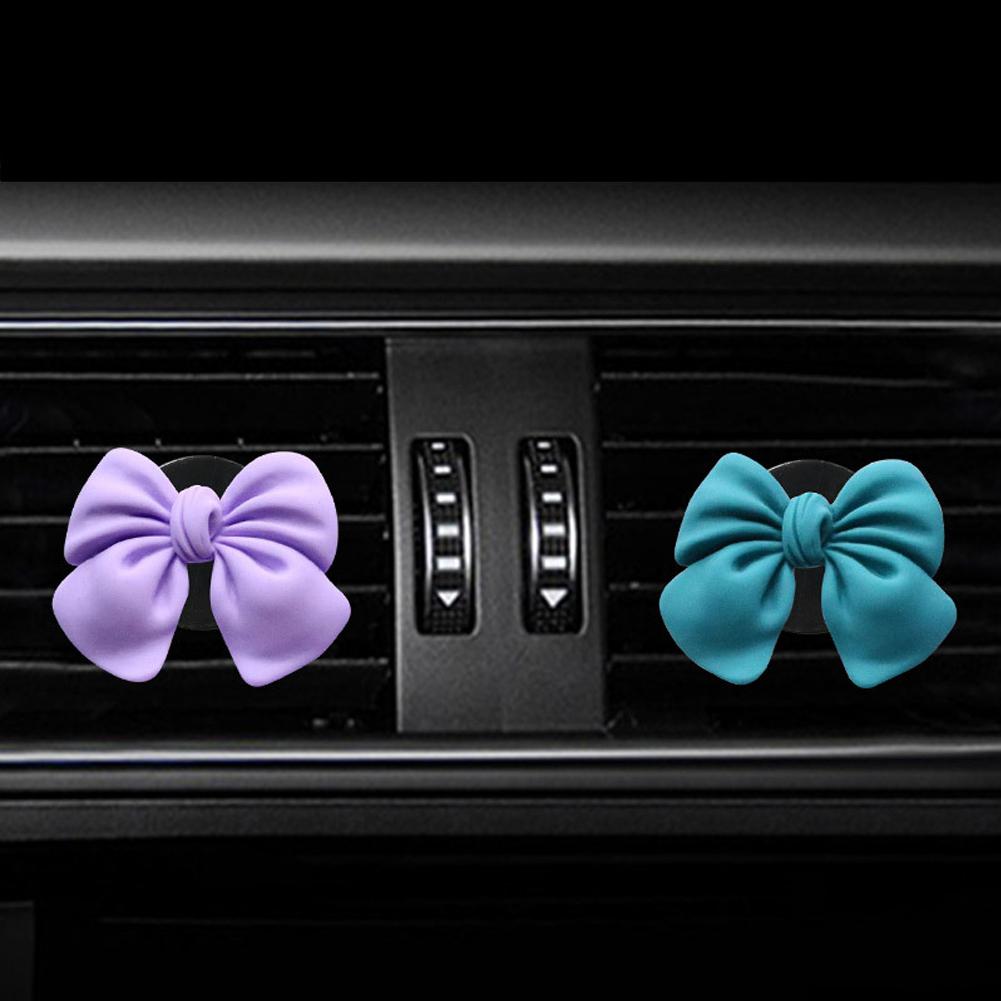 Auto Innenraum Schleife Luftausströmer Lufterfrischer Parfüm Clip Auto Kunst Klimaanlagenclip Autodekorationszubehör Frauengeschenke