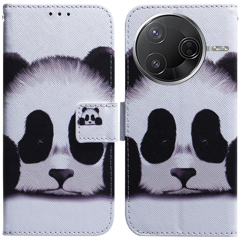 Brieftaschentasche für Xiaomi Redmi K80 Pro 5G/K80 5G/Poco F7 Pro 5G/Poco F7 Ultra 5G mit Musterdruck Leder Handyhülle