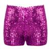 Jenter Dans Kort Gymnastikk Athletic Shorts Sparkle Glitter Tumbling Bottoms