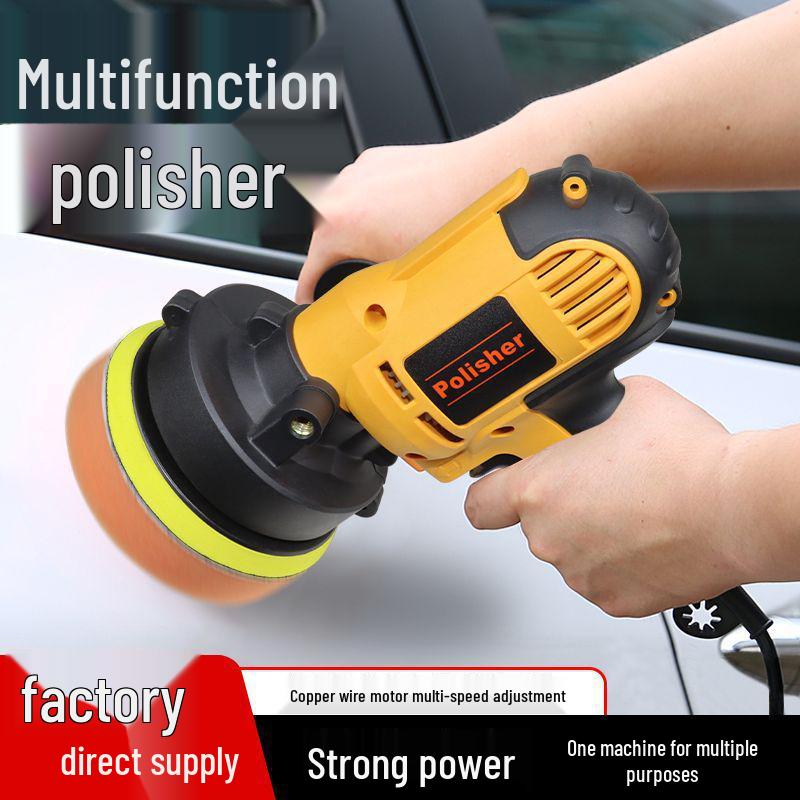220V Car Buffing & Polishing Machine for Glaze, Sealing, Waxing, Scratch Repair & Floor Polishing with Stepless Speed Control.