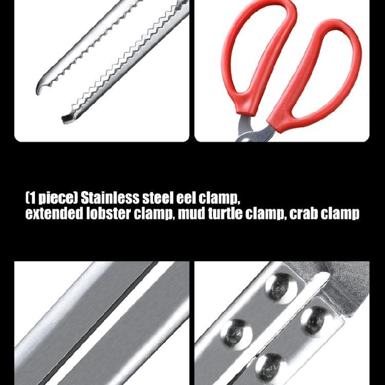 Professional Garbage Color Tongs Antislip Long Handle Outdoor Pliers for Eel Catching Fish Grabbing Rustproof