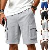 Mens Athletic Shorts Casual Gym Shorts Men with Multi Pockets Loose Fit Workout Shorts Men for Outdoor Sports Running