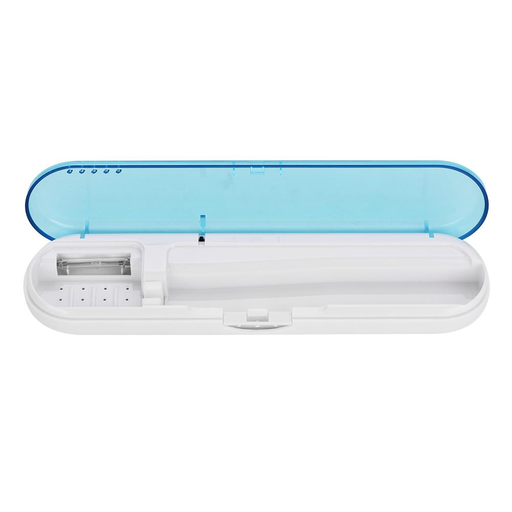 Antibacteria UV Light Portable Toothbrush Sterilizer Sanitizer Cleaner Disinfection Blue