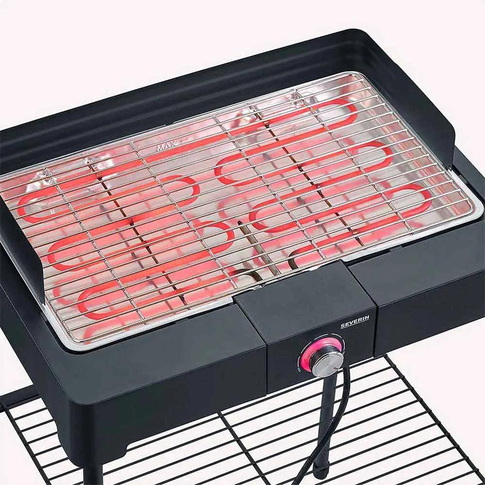 Severin PG 8566 Electric Barbecue Grill 2200W Black