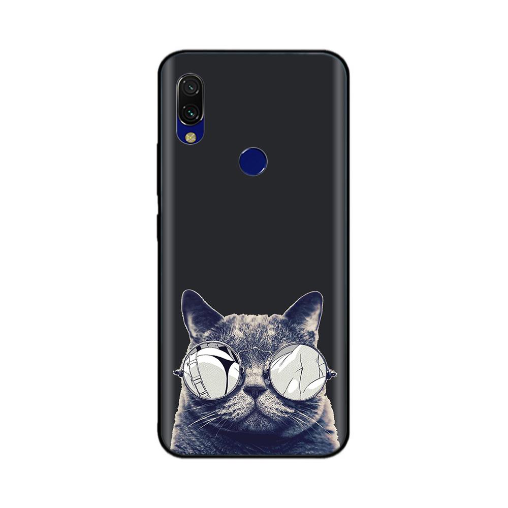 For Xiaomi Redmi 7 Case Redmi7 Black Silicon Bumper Soft Tpu Phone Case Cover For Xiaomi Redmi Note 7 Pro Note7 Case Funda Coque
