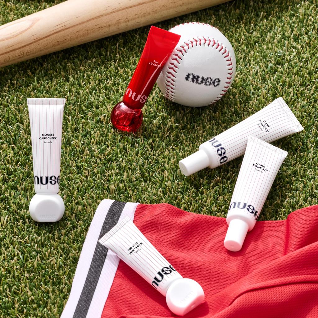 Baseball Mousse Cheek Nuuse Mousse Care Cheek A Blush Color for a Healthy Delicate and a Face Makeup Korean Suitable for Warm and Cool Colors Include