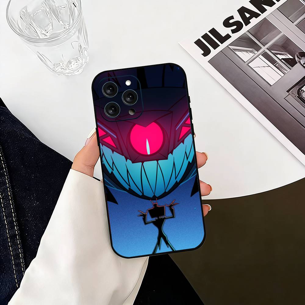 

Hazbin H-Hotel V-Vox Phone Case For iPhone 17, 16,15,14,13,12,11 Plus,Pro Max, Others Soft Black Cover iPhone16promax