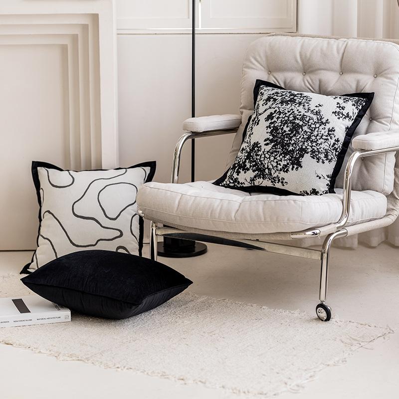 Nordic Ins Sofa Throw Pillow Cushion Covers Modern Simple Pillowcase Home Homestay Living Room Decoration