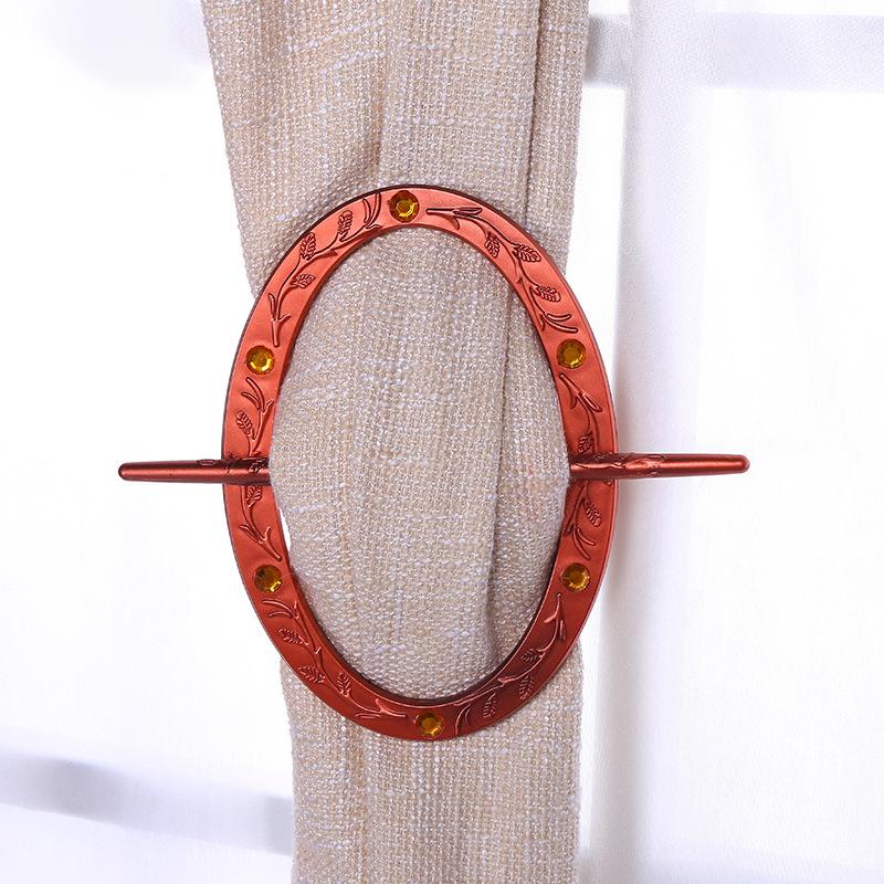 

1 Pair Vintage Roman Circle Curtain Buckle Clip Curtain Holder Decor Curtain Ring Art Curtain Buckle Home Drcor Accessory