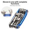 Bike Tool Kit 11 in 1 Bike Tool Multitool for Bike Hex Wrench Chain Spoke Wrench for Mountain Bike Cycling