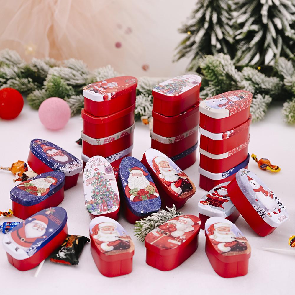 Decorations Christmas Candy Cookies Box Children Gift Party Supplies Durable
