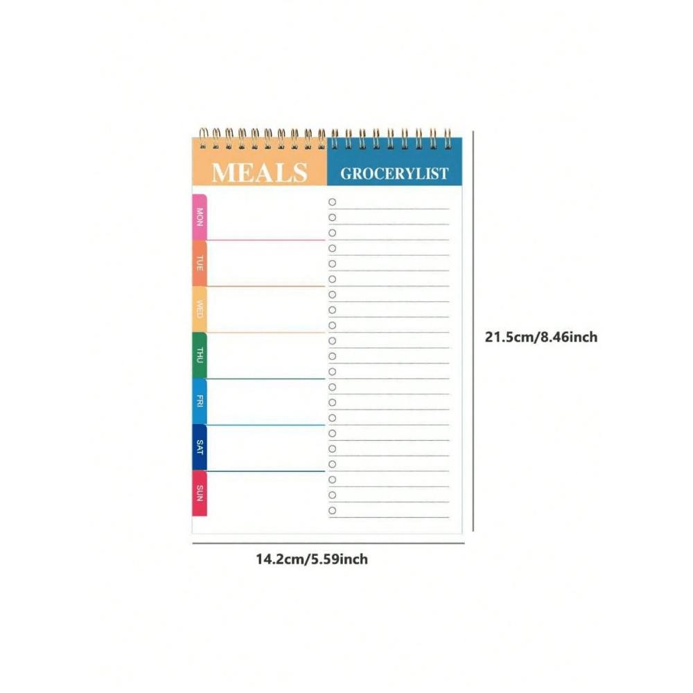 Meal Planner Pad Weekly Meal Planner Notepad For Organized Weekly & Daily Planning