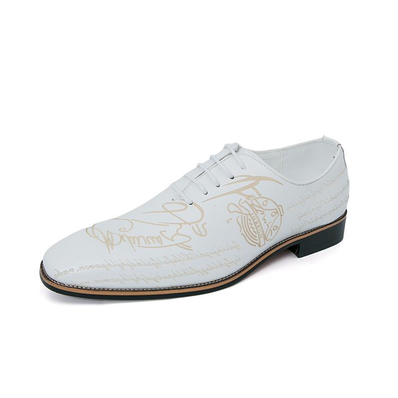 Men's British-Style Leather Shoes - Spring/Autumn 2026 Collection, Casual Large Size Business Footwear