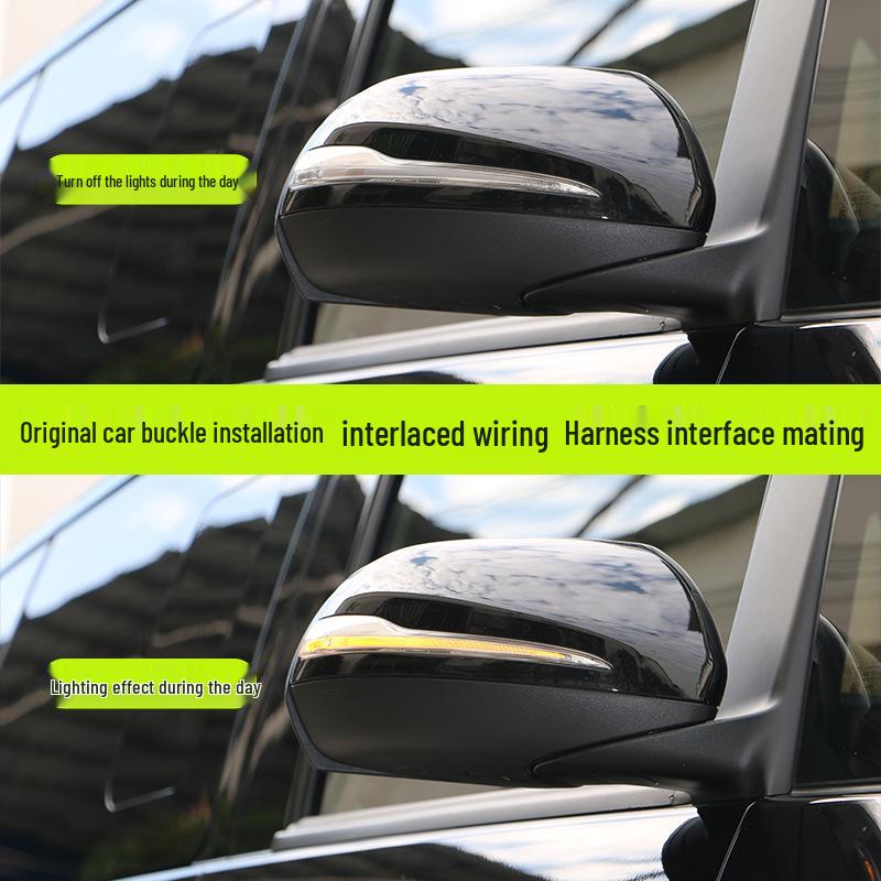 Capa de Espelho Retrovisor de Fibra de Carbono para VITO V260 e Classe V