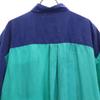 creative edge 90s Silk Old By color Short sleeve shirt XL Emerald green Men's Used