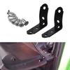 2 PEZZI per A4 S4 B6 B7 Kit di Riparazione Vano Portaoggetti 2001-2008 2 Pz Nero Spedisce